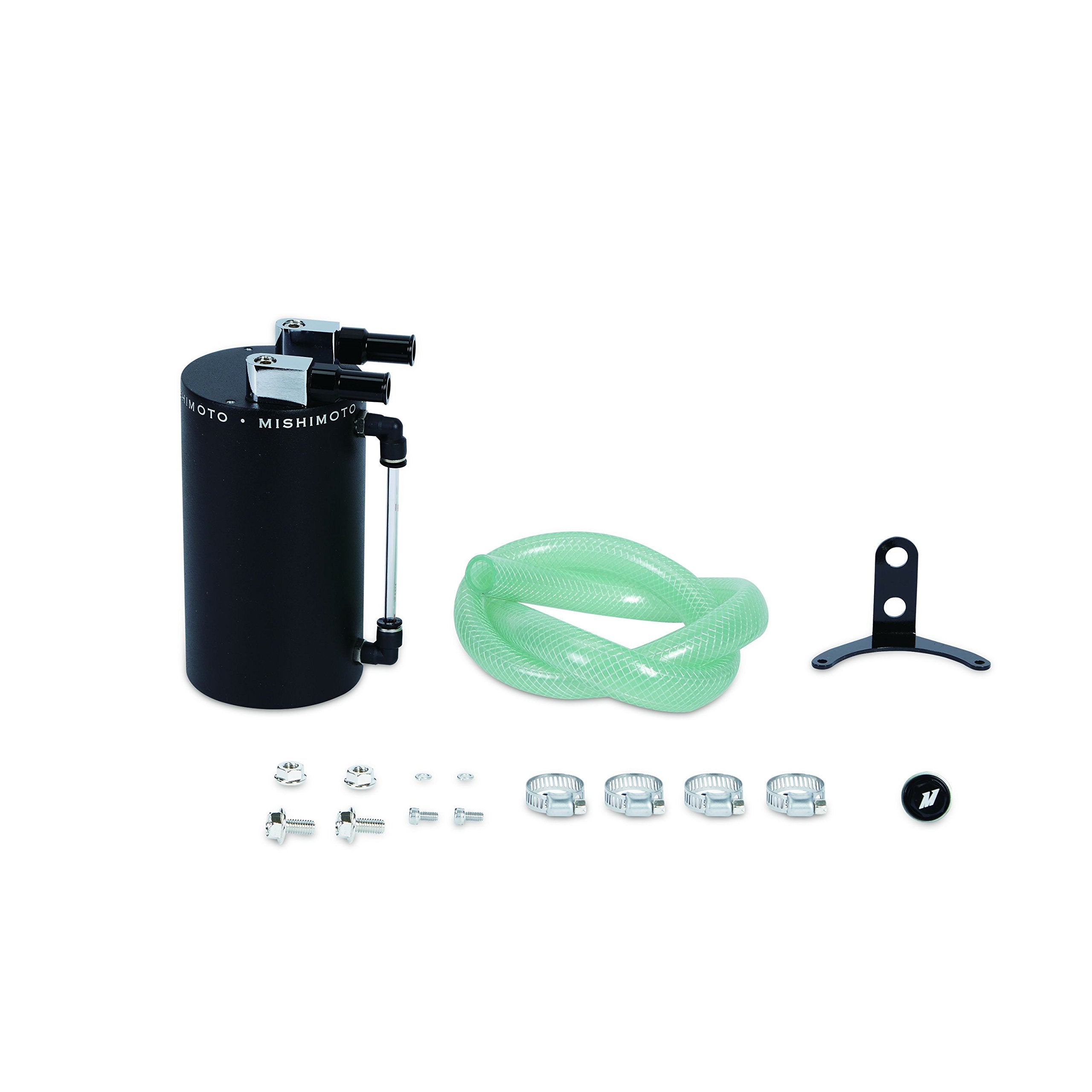 Mishimoto Aluminum Oil Catch Can - Large Wrinkle Black