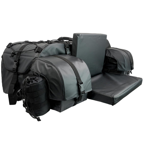 Oversized ATV TEK Arch Series Rear Rack Utility Pack, Padded ATV Cargo Bag - Black