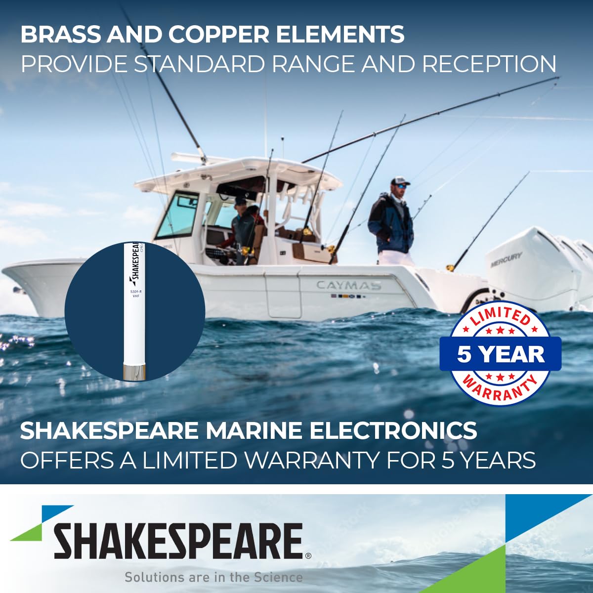 Marine Shakespeare 476 Classic VHF Antenna