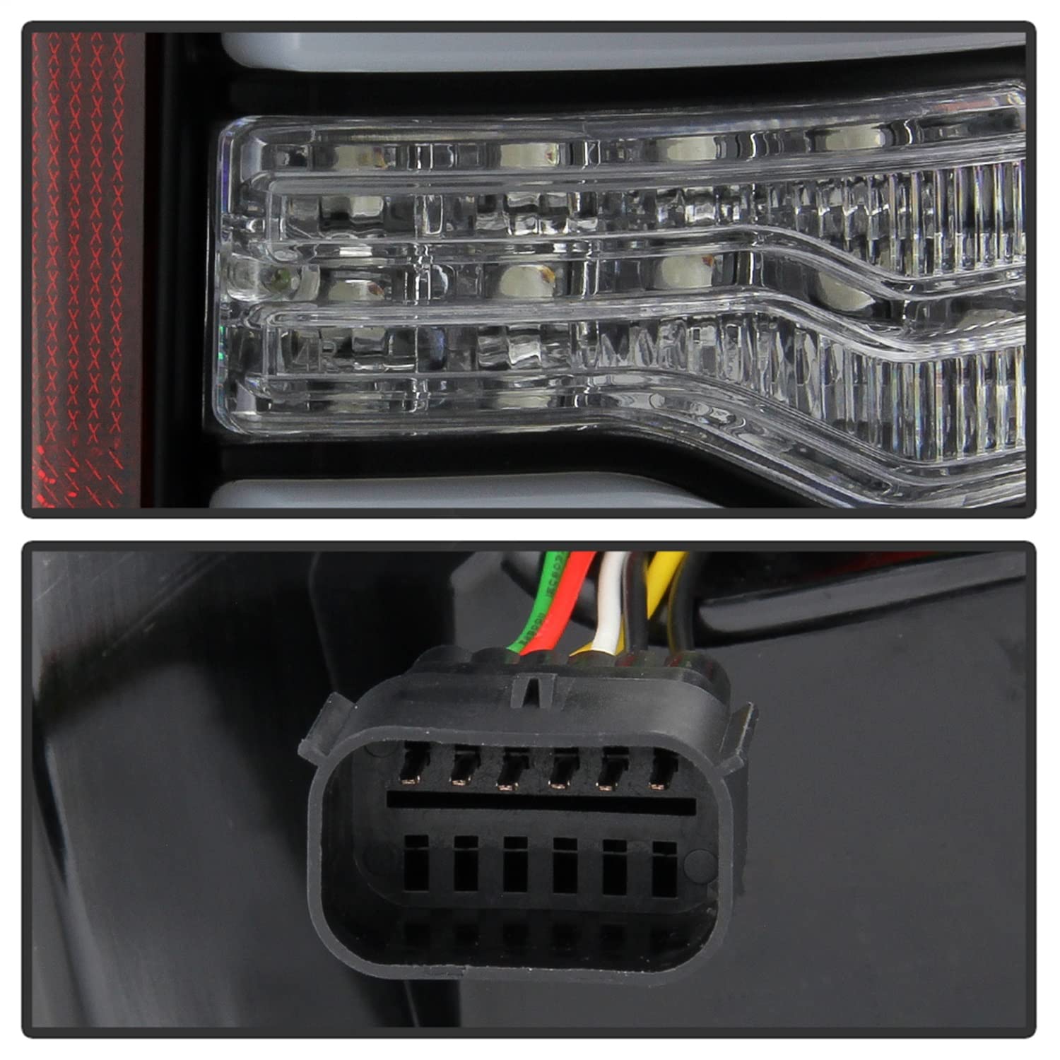 Euro Style Spyder Tail Lights (ALT-YD-DR19HAL-SEQ-BK)