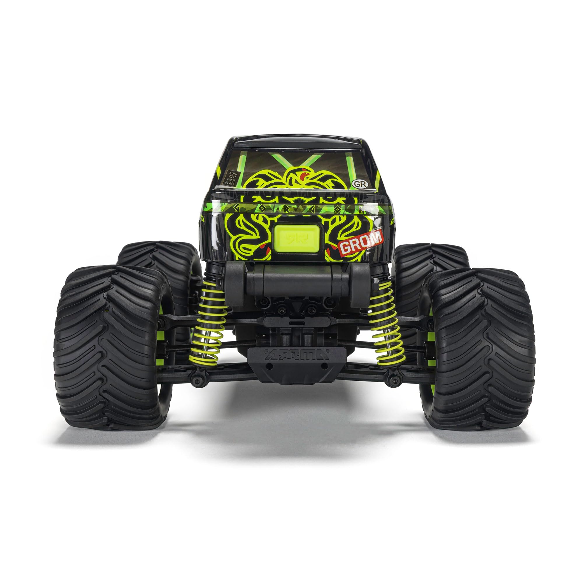 ARRMA 1/16 Gorgon GROM RC Truck 4X4 RTR Brushed Monster Truck (Battery & Charger Included), Yellow, ARA2130T1