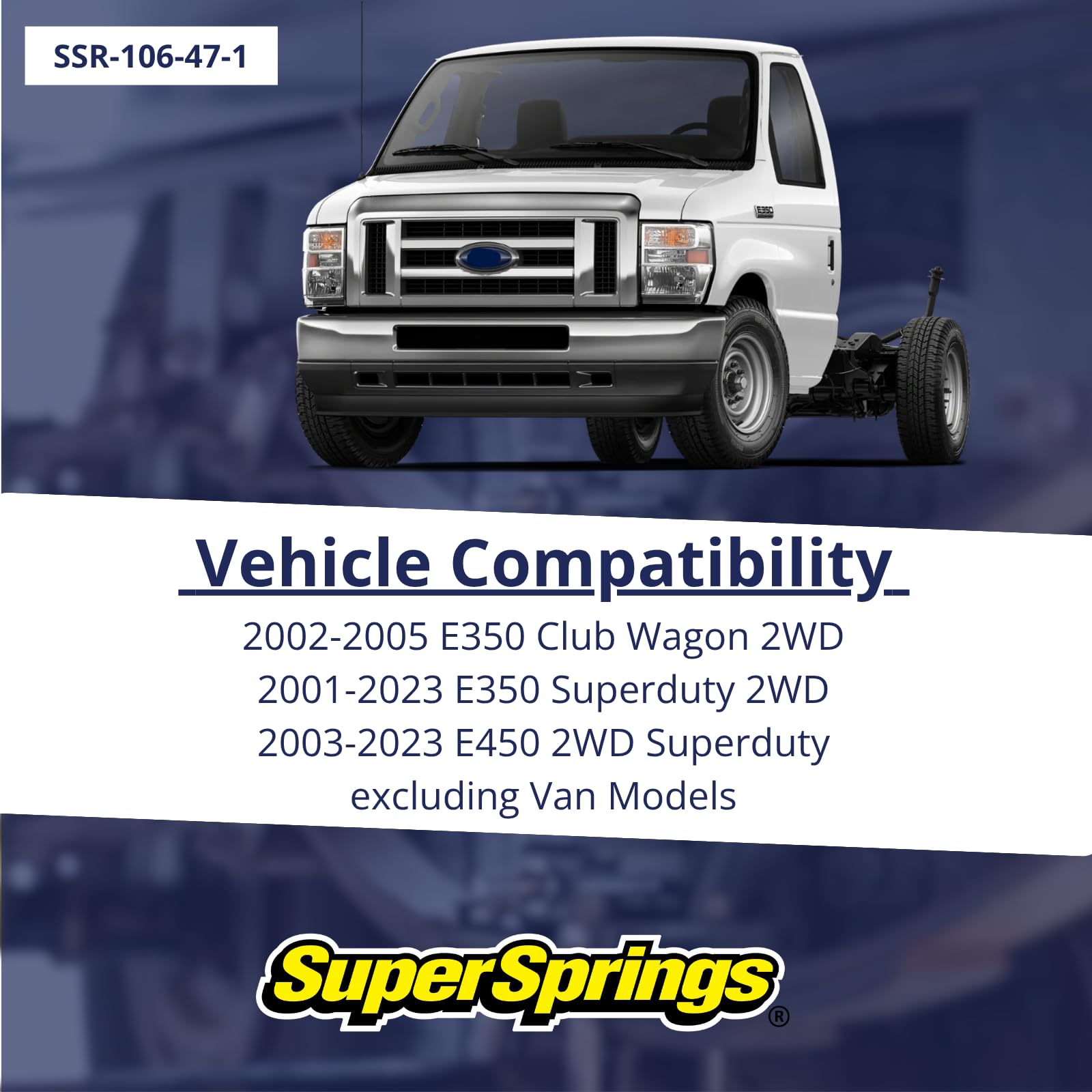 SumoSprings Rear for Ford E-350|E-450 | SuperSprings SSR-106-47-1