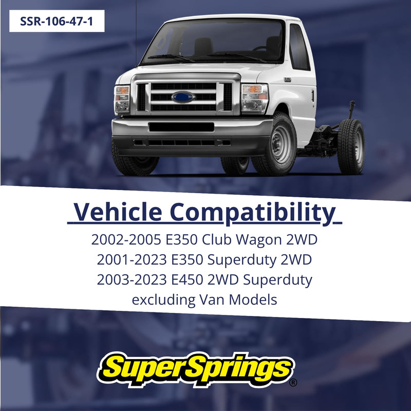 SumoSprings Rear for Ford E-350|E-450 | SuperSprings SSR-106-47-1