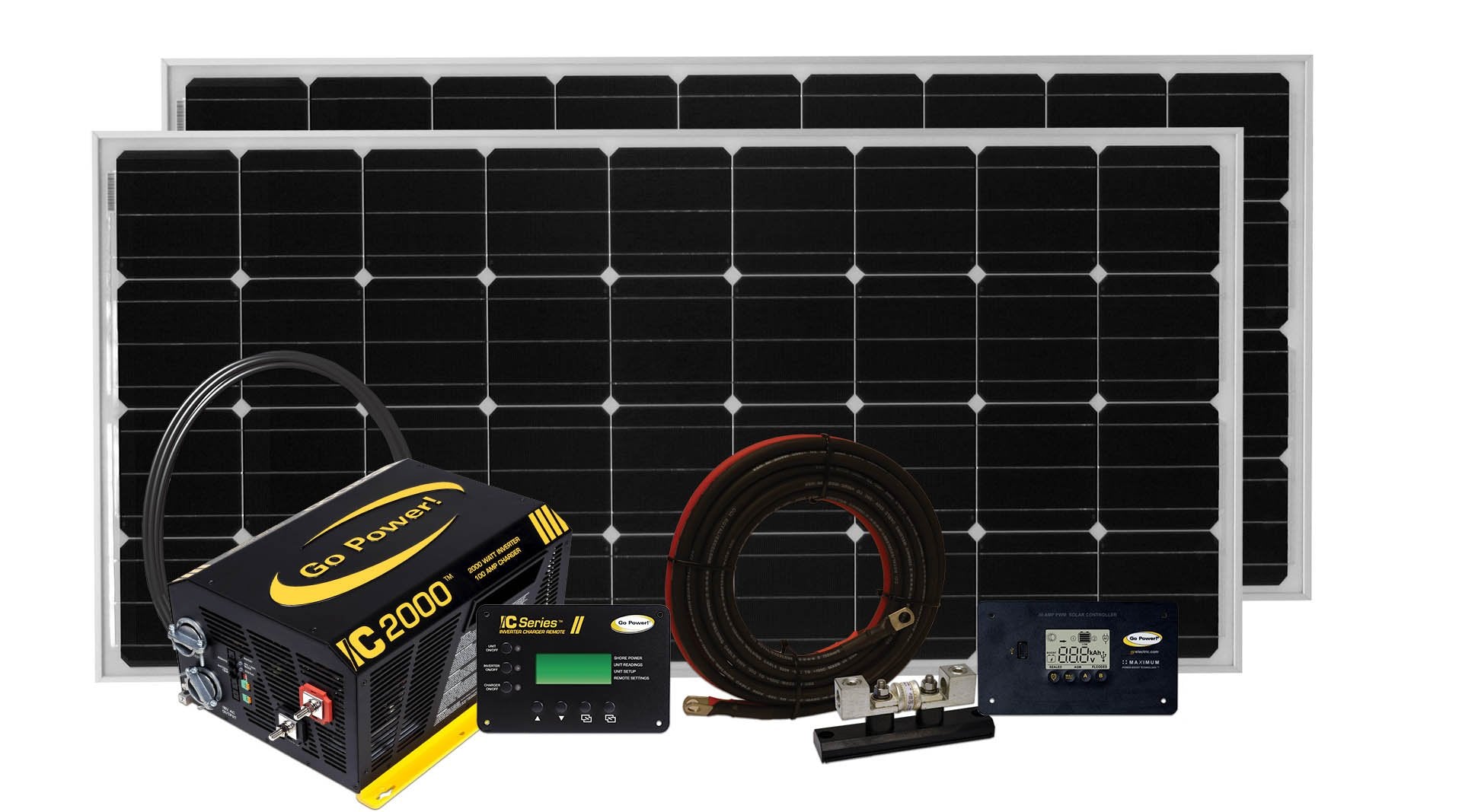SolarElite Solar Kit - Go Power! Solar Elite Charging System (320 watts)