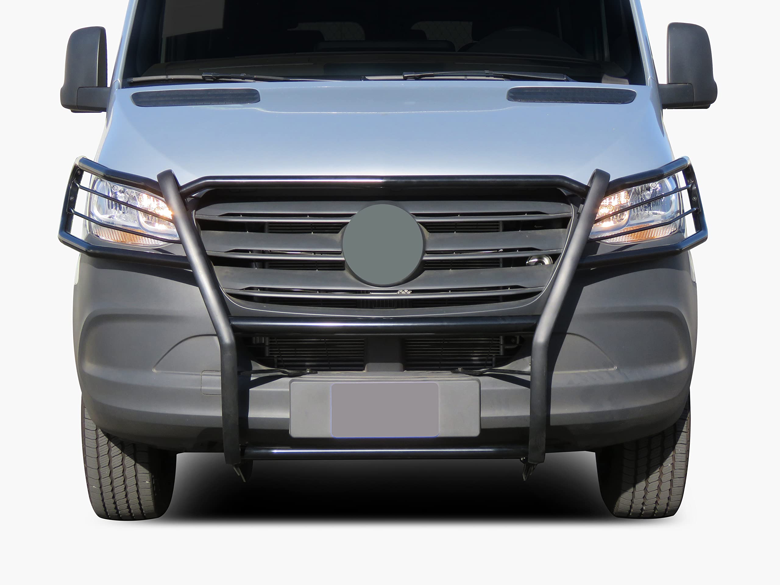 Bumper Guard Black Horse Grille Brush Modular Compatible with 19-25-Benz Sprinter 1500/2500/3500/3500XD/4500|19-25 Freightliner Sprinter 1500/2500/3500/3500XD/4500-17D503MA