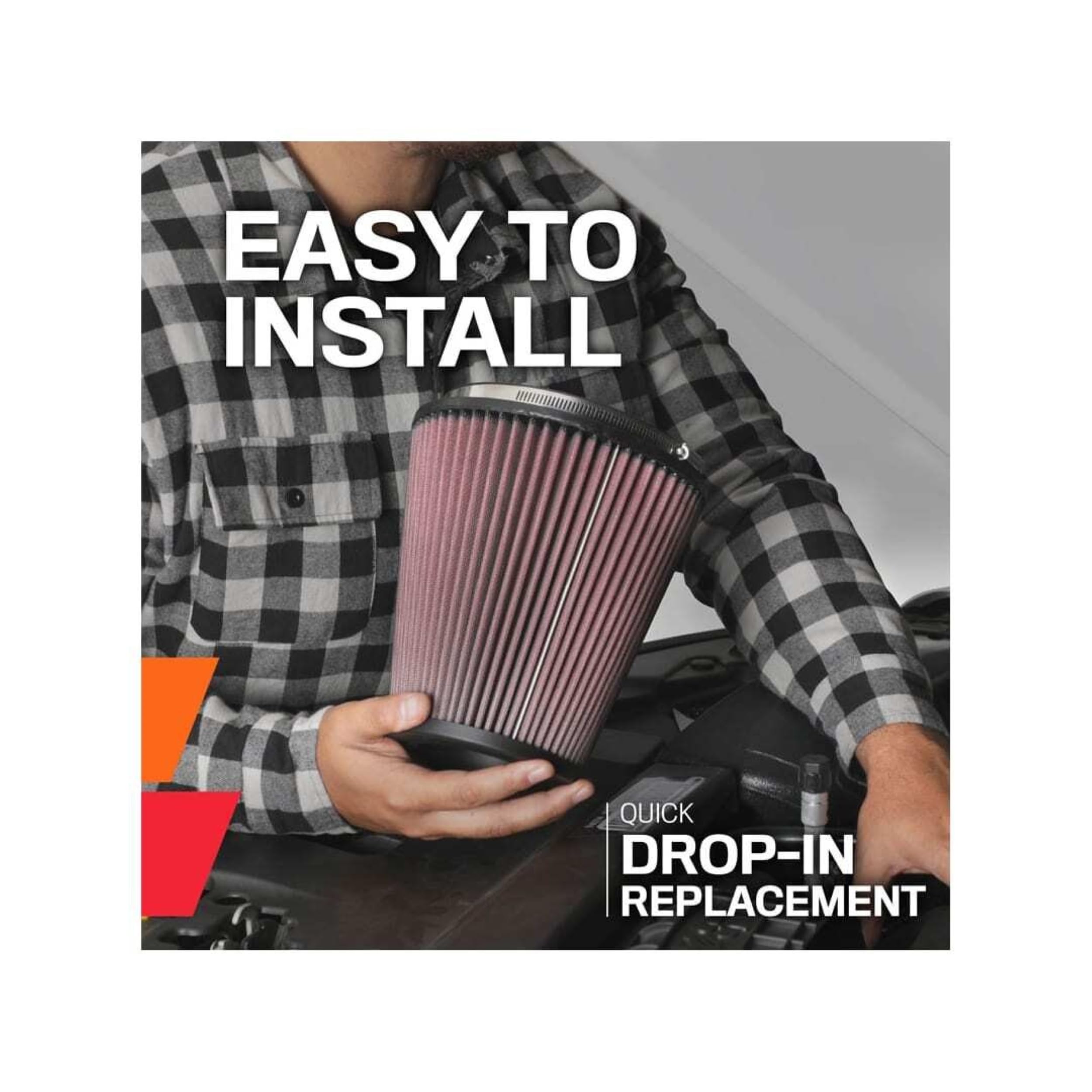 K&N Engine Air Filter: Replacement Car Air Filter, Washable, Clean Every 75,000 Miles: Compatible with Select 1968-1993 CHEVROLET/PONTIAC/BUICK/GMC (See Description for select models) E-1450