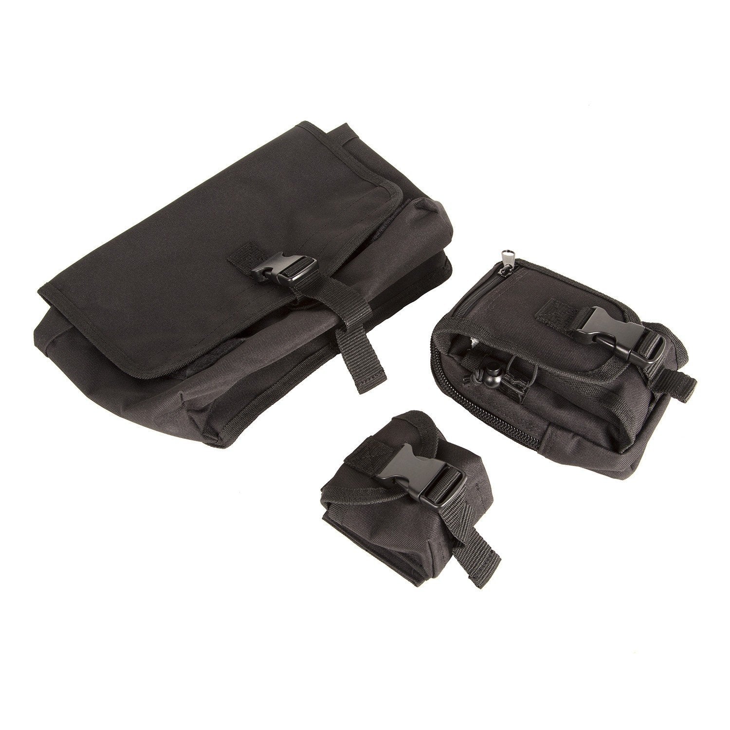 MOLLE Storage Bag System Rugged Ridge for Jeep Wrangler/Gladiator | 12113.01 | Fits 2018-2025 Jeep Wrangler JL Rubicon; 2020-2025 Jeep Gladiator JT Rubicon