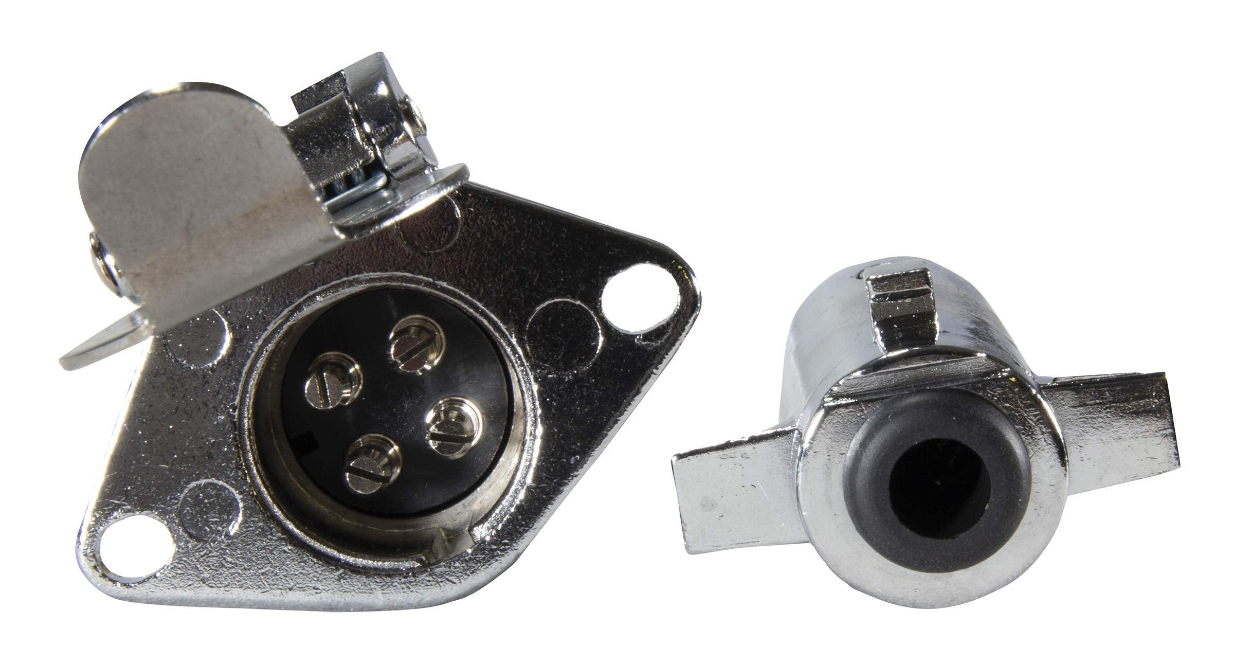 4-Pole Round Connector Kit Hopkins Towing Solutions 48285