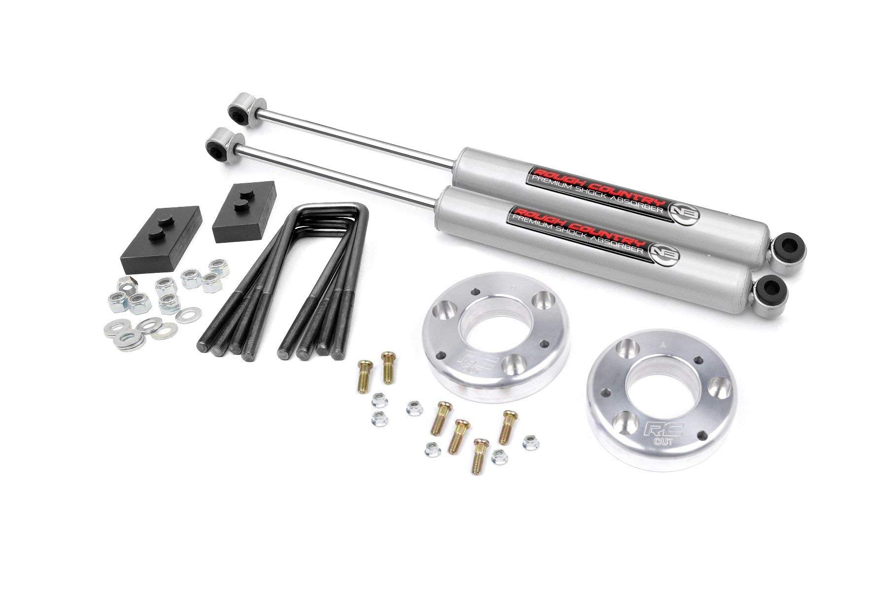 2" Rough Country Suspension Lift Kit for 2009-2013 Ford F-150 2WD/4WD - 56830