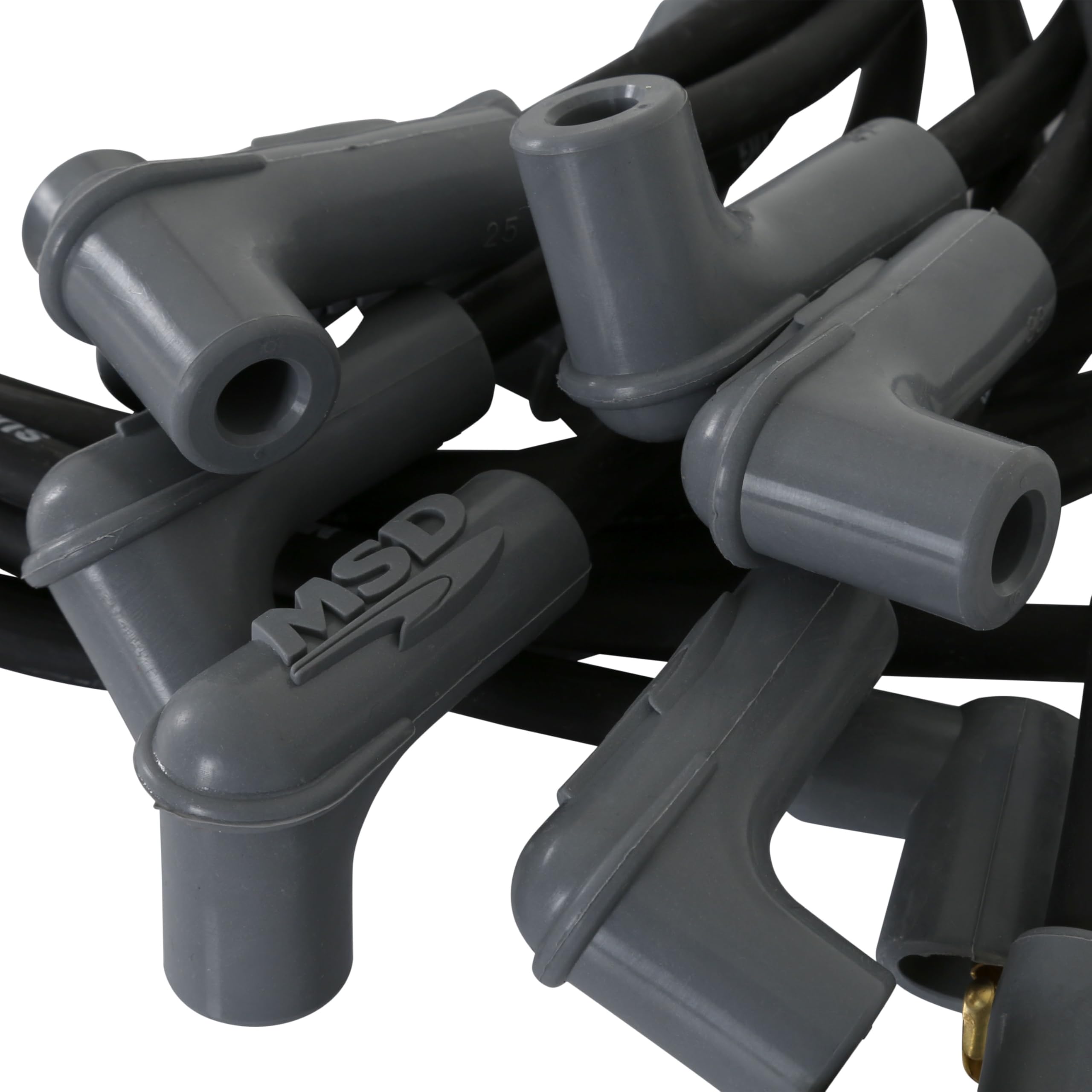 MSD Super Conductor 31593 Spark Plug Wire Set, Black, Socket Style Terminals