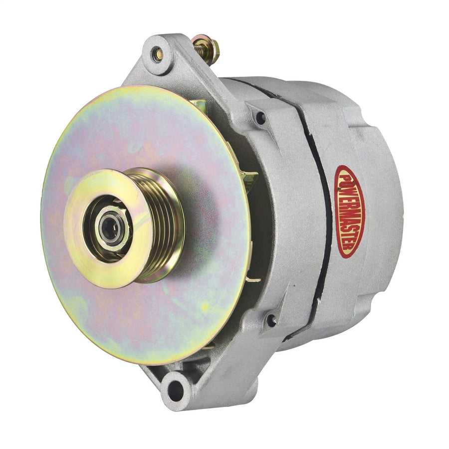 Alternator Powermaster 7294-348 (12SI 100A 6 Groove Pulley & Baffle 1 or 3 Wire)