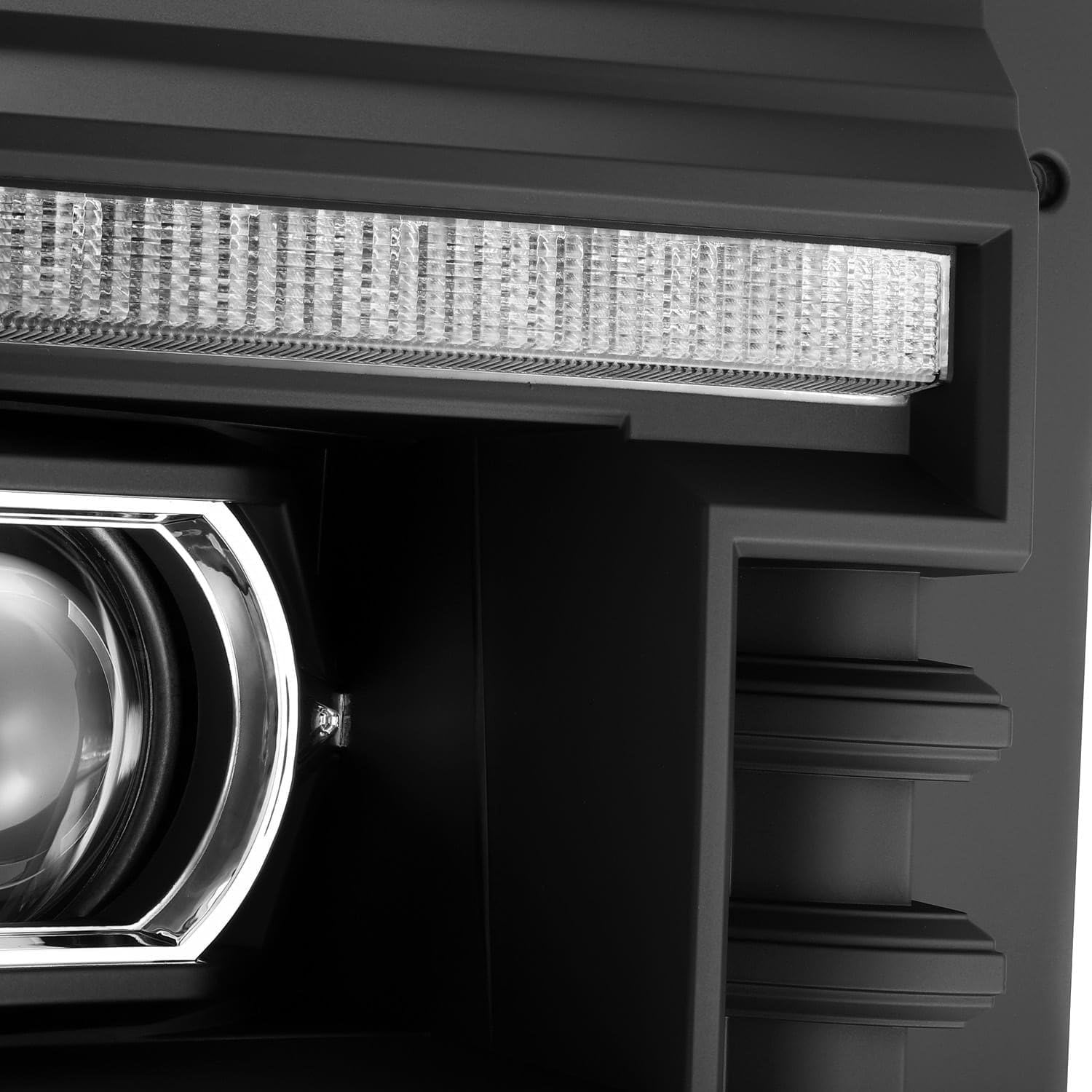 880146 AlphaRex USA LUXX 20 Series LED Projector Headlights fits Ford F-250 Super Duty,Clear