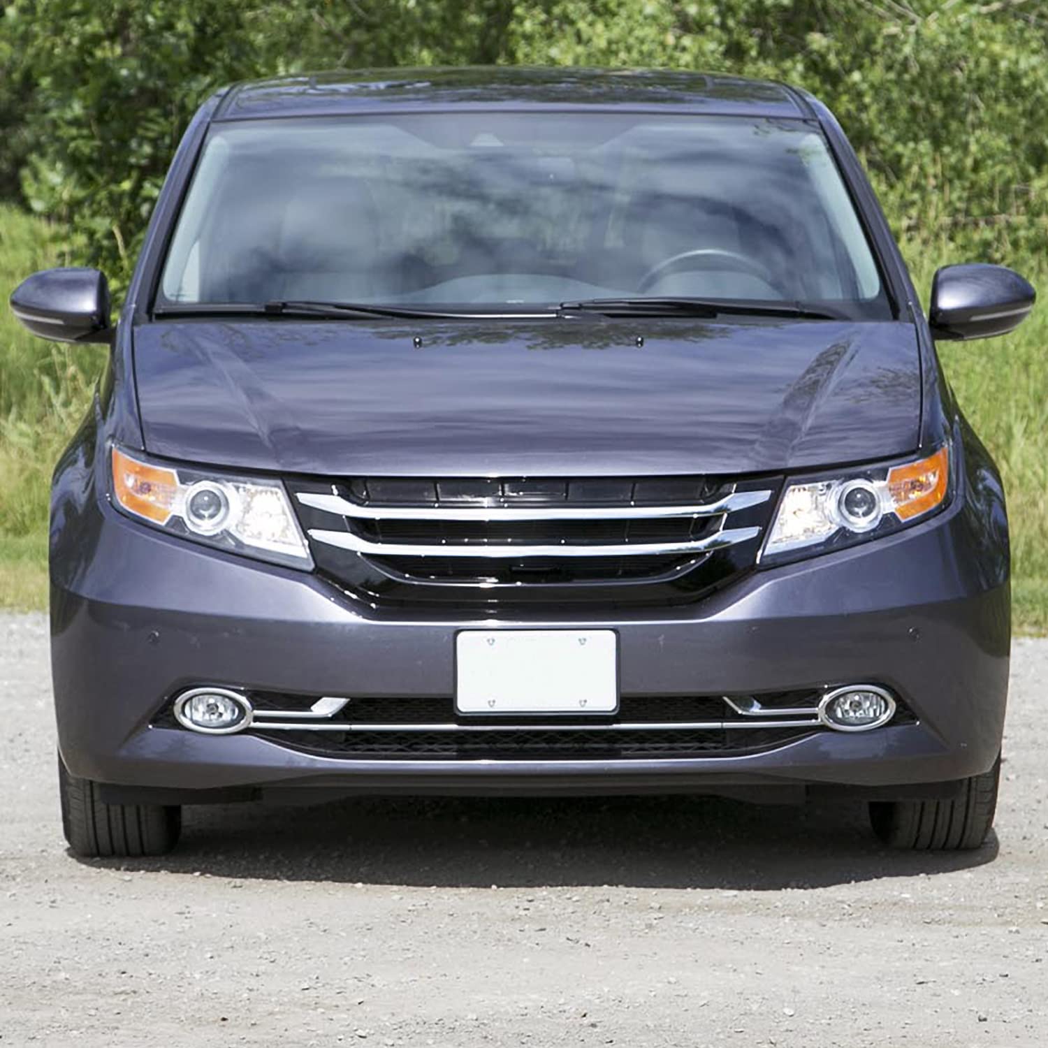 Clear SPEC-D TUNING Bumper Driving Fog Lights + Bulbs + Switch Compatible with 2014-2016 Honda Odyssey L+R Pair Assembly