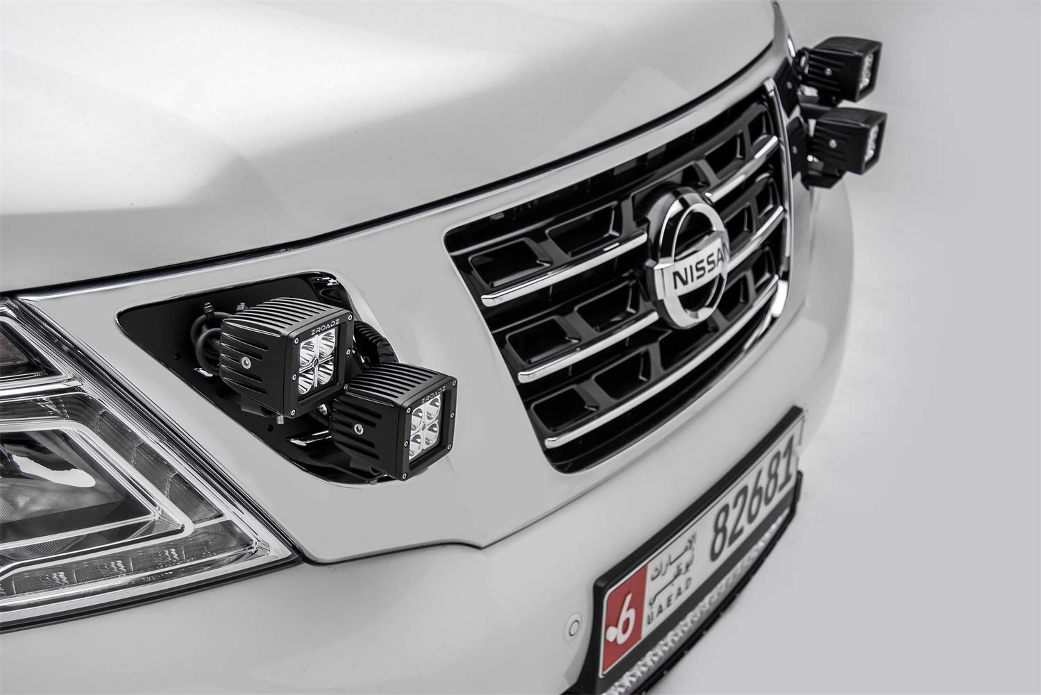ZROADZ Front Grille Z417871-KIT4, Black, 1 Pack