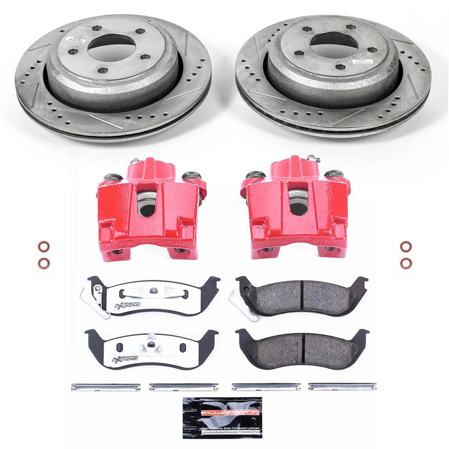 Power Stop Rear KC6181-26 Z26 Street Warrior Brake Kit For Ford Ranger 2010-2011 [Model Specific]