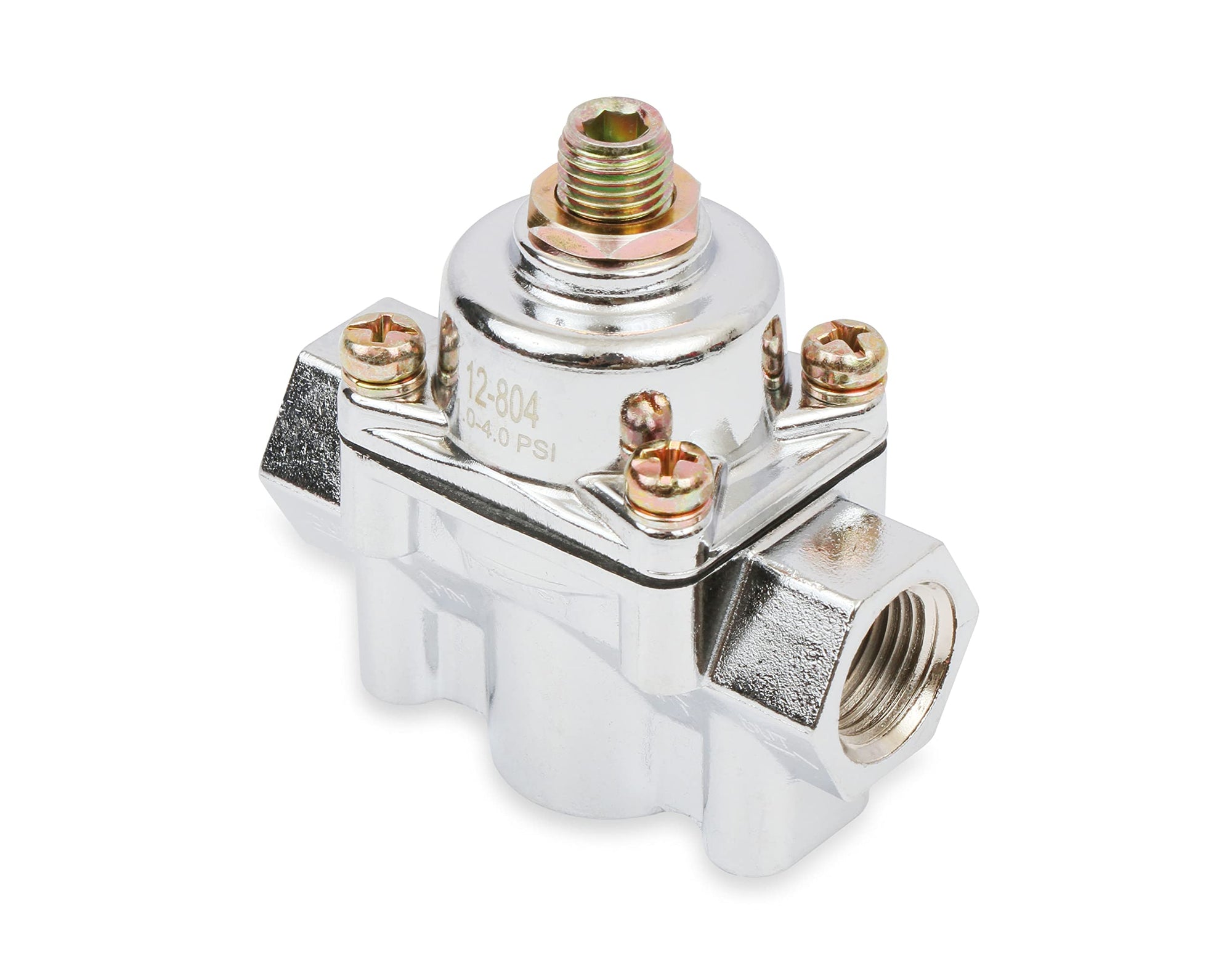 12-804 Holley Chrome Carbureted Fuel Pressure Regulator