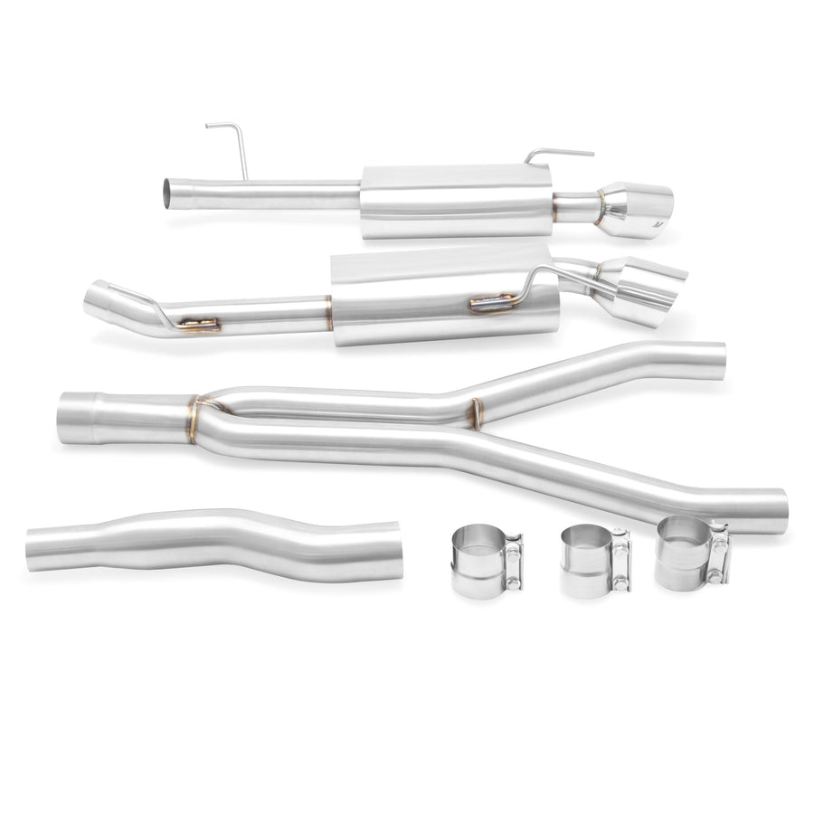 Mishimoto Cat-Back Exhaust MMEXH-MUS4-15 Fits Ford Mustang Ecoboost 2015+ Silver
