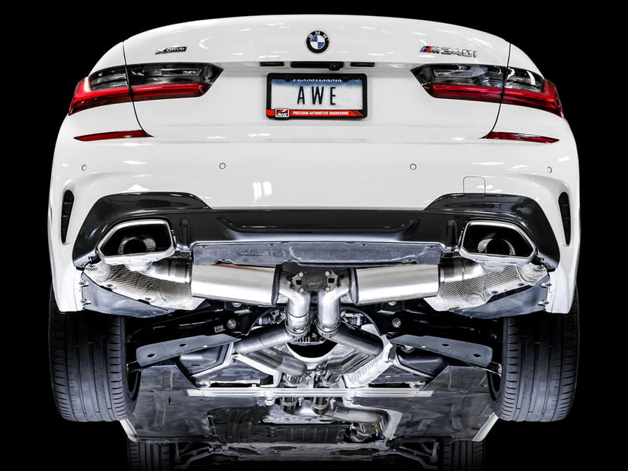 BMW M340i (G20) AWE Tuning Non-Resonated Touring Edition Exhaust (Use OE Tips)