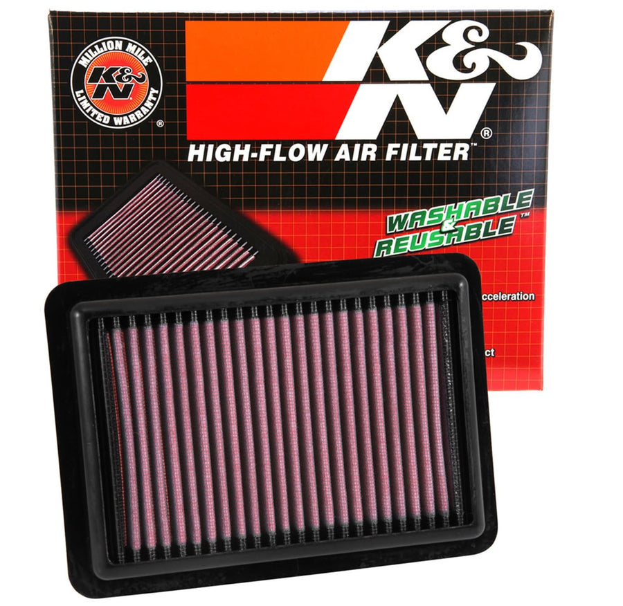 K&N Original High-Flow Lifetime Engine Air Filter: Increase Power: Premium, Washable: Compatible with 2015-2022 Honda: Fit, HR-V, 33-5027