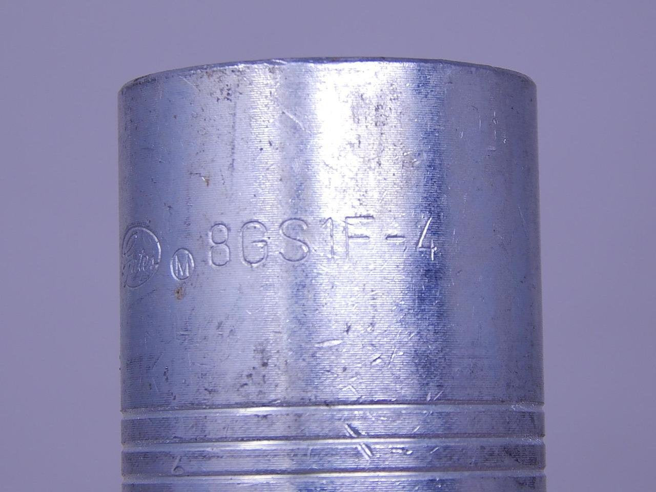 GlobalSpiral Couplings Gates 8GS1F-4, GS Ferrule for 4-Spiral Hose, Zinc Plated Carbon Steel, 1.44", 1/2" ID (Pack of 5)