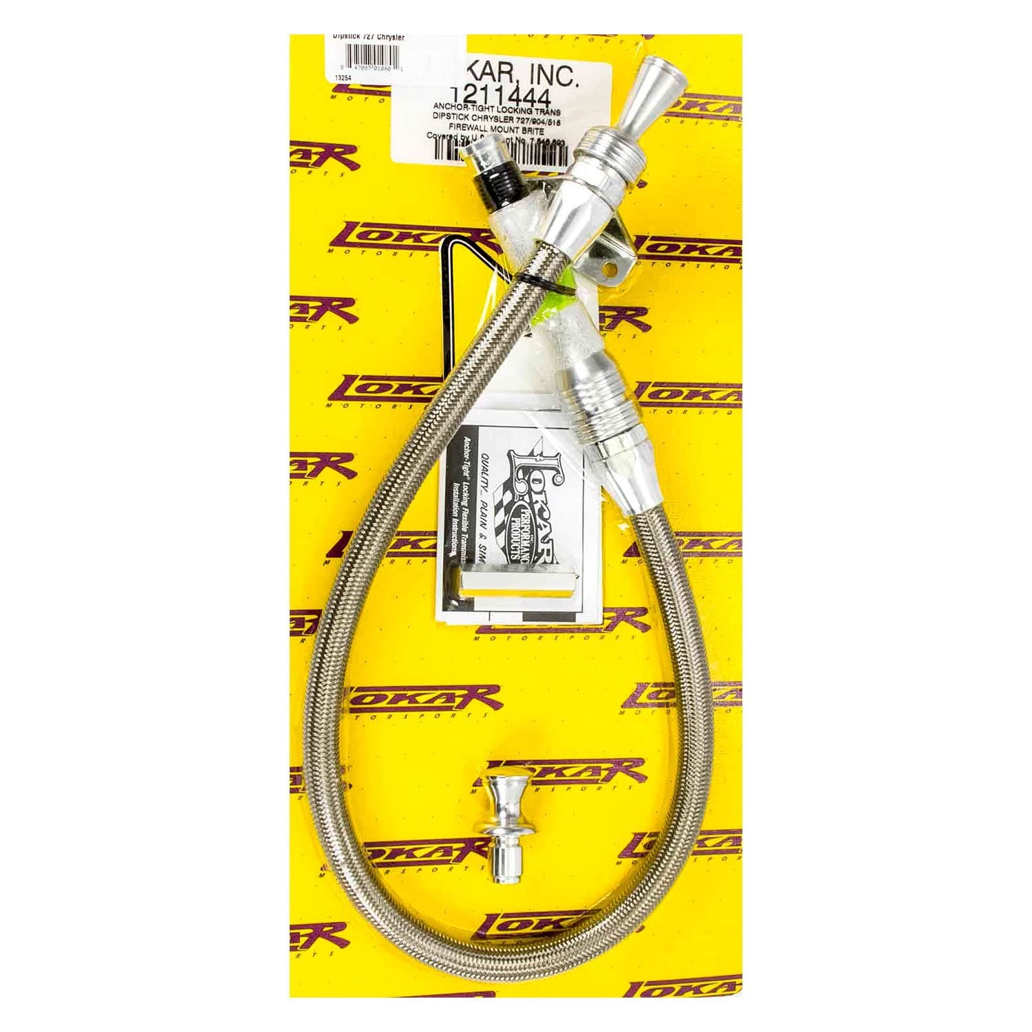 Brite Lokar 1211444 Anchor-Tight Firewall Mount Dipstick for Chrysler 727
