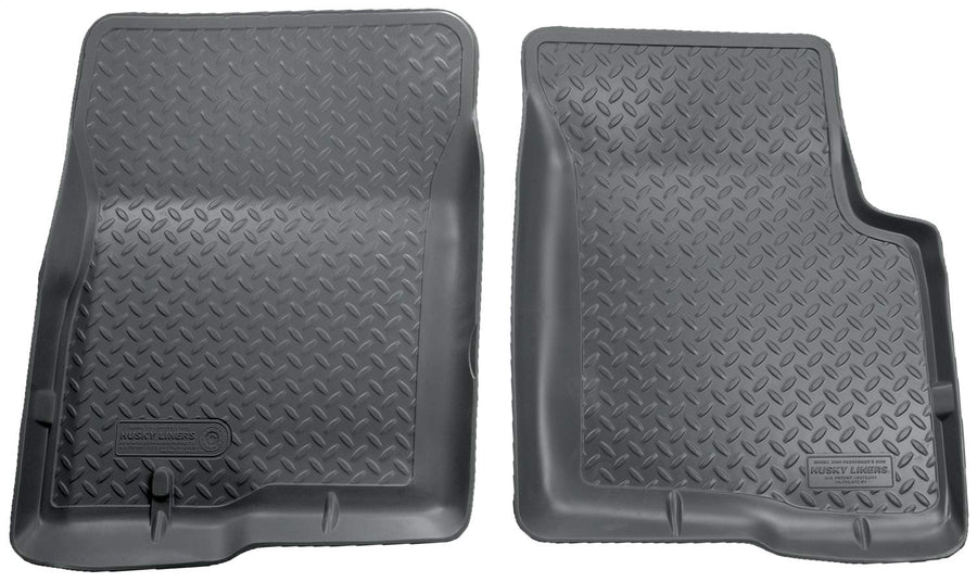 Classic Style Series Husky Liners | 2004 - 2008 Ford F-150 SuperCrew/SuperCab/Standard Cab, 2006 - 2008 Lincoln Mark LT | Front Floor Liners, Grey | 33652