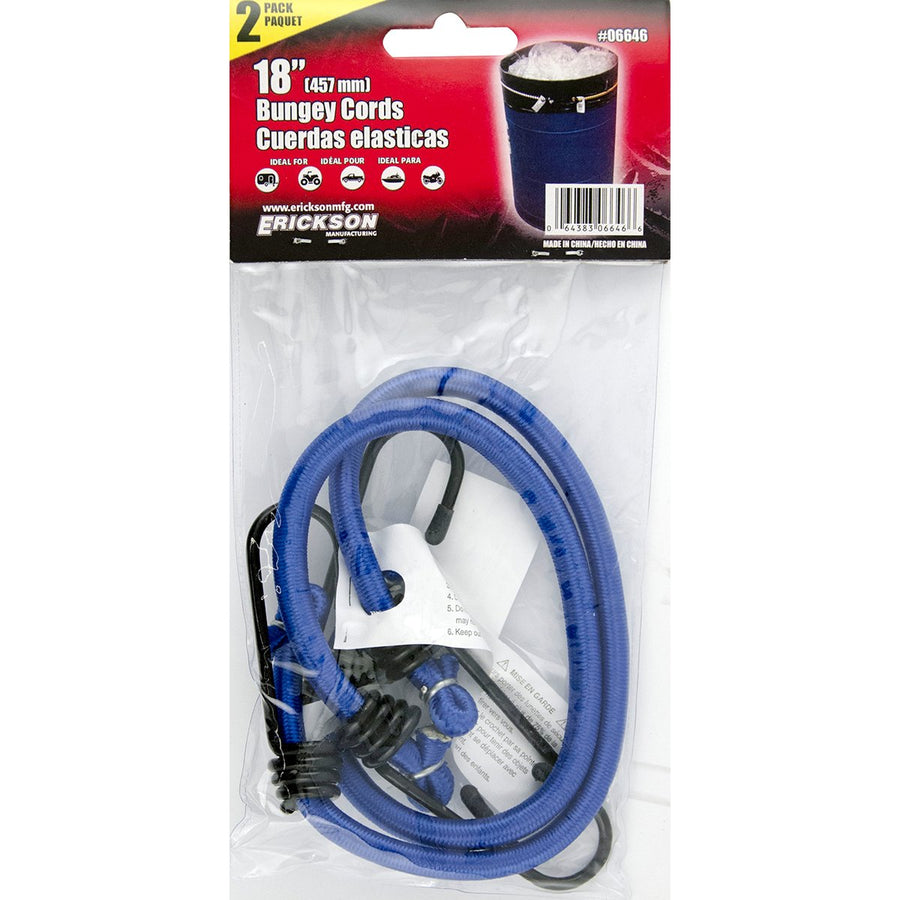 18" Erickson Bungey Cord, (Pack of 2)