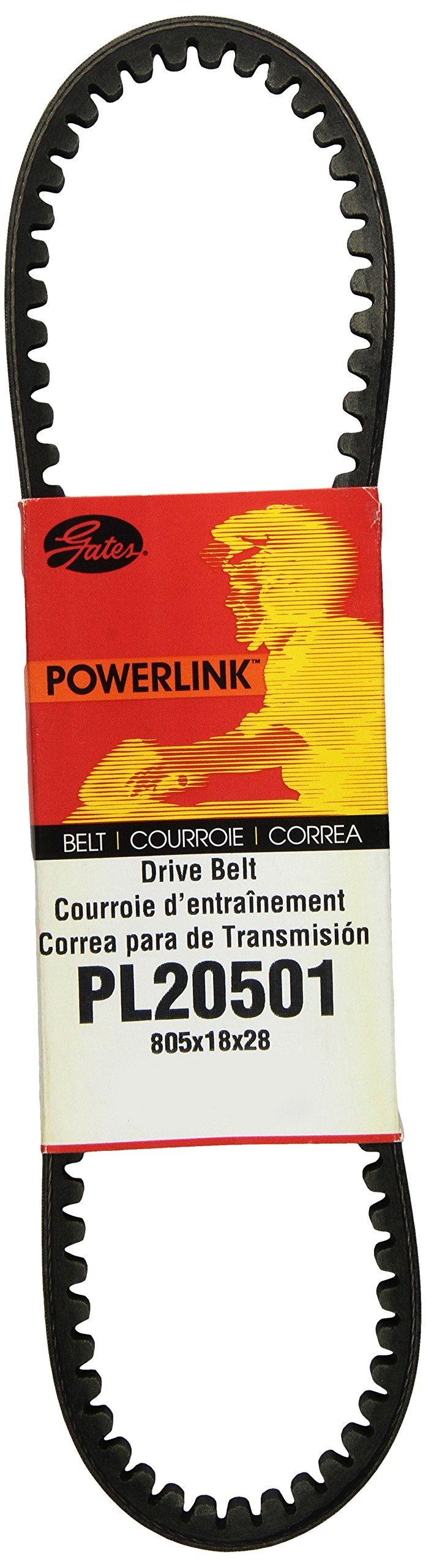 PowerLink Gates PL20501 Continuously Variable Transmission (CVT) Scooter Belt