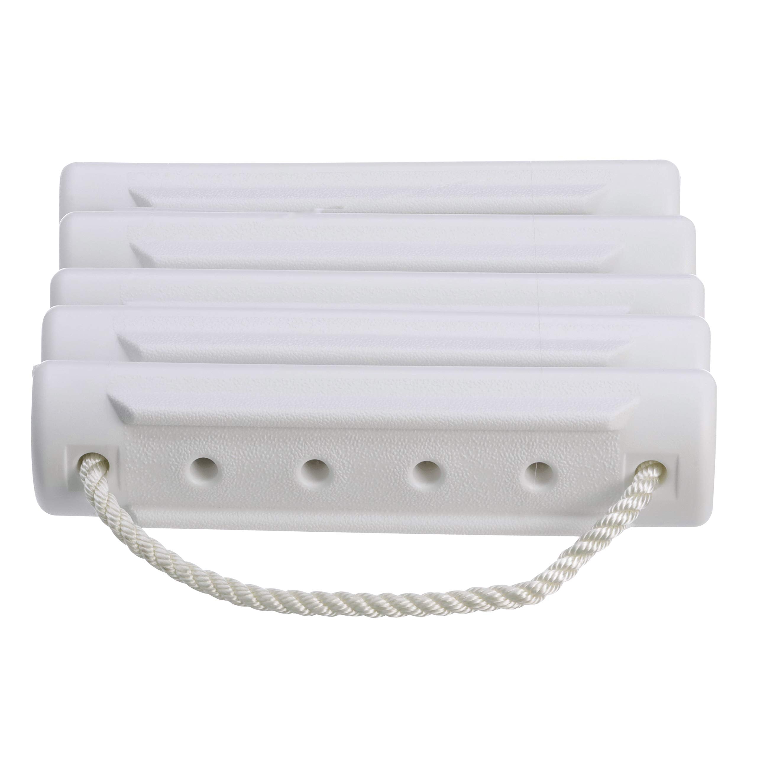 Rope Ladder Attwood 11865-4, 5 Steps, 11 1/2-inches Wide x 64-inches Long, Non-Slip Step Surfaces, Nylon Rope