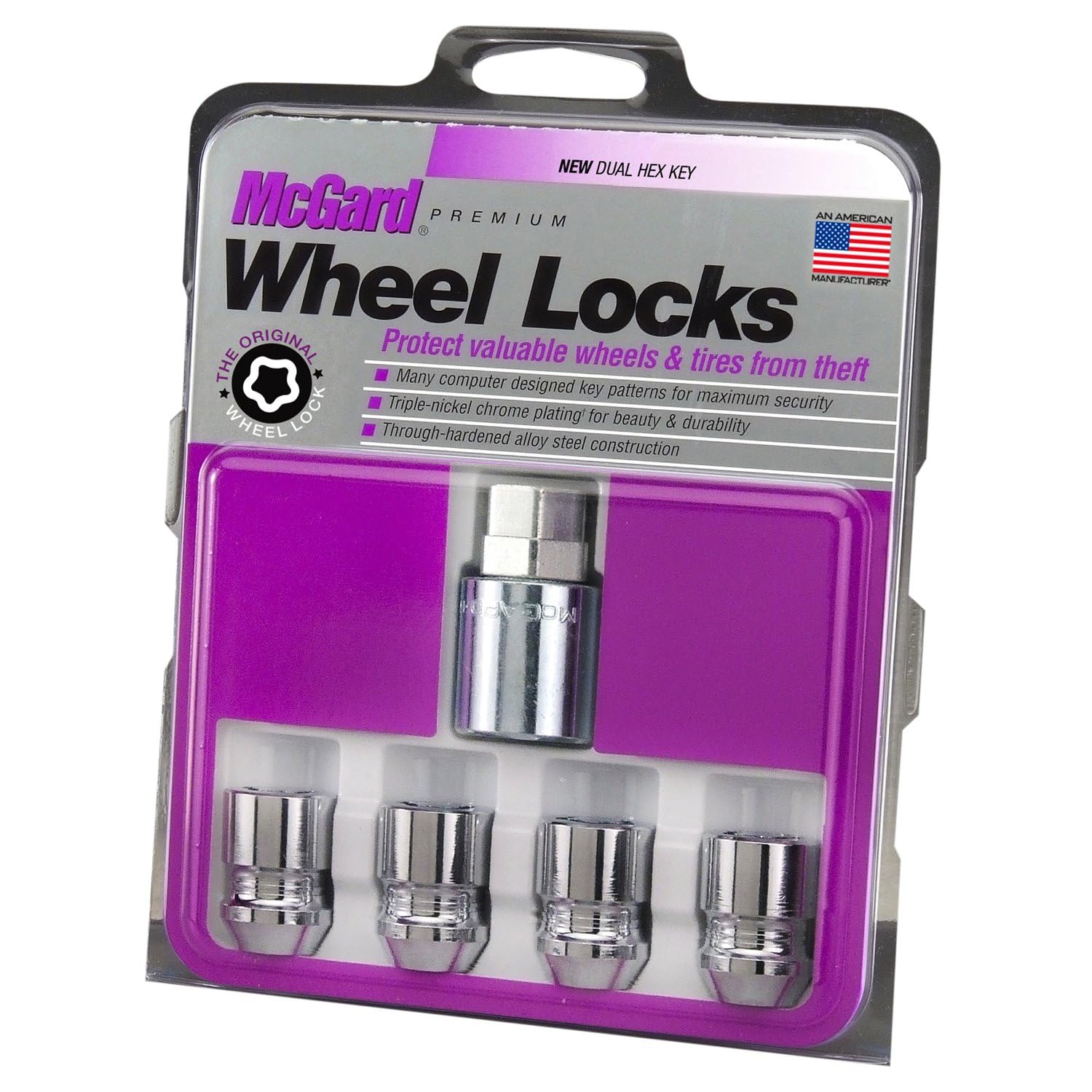 Locking McGard Lug Nuts - Chrome 24154