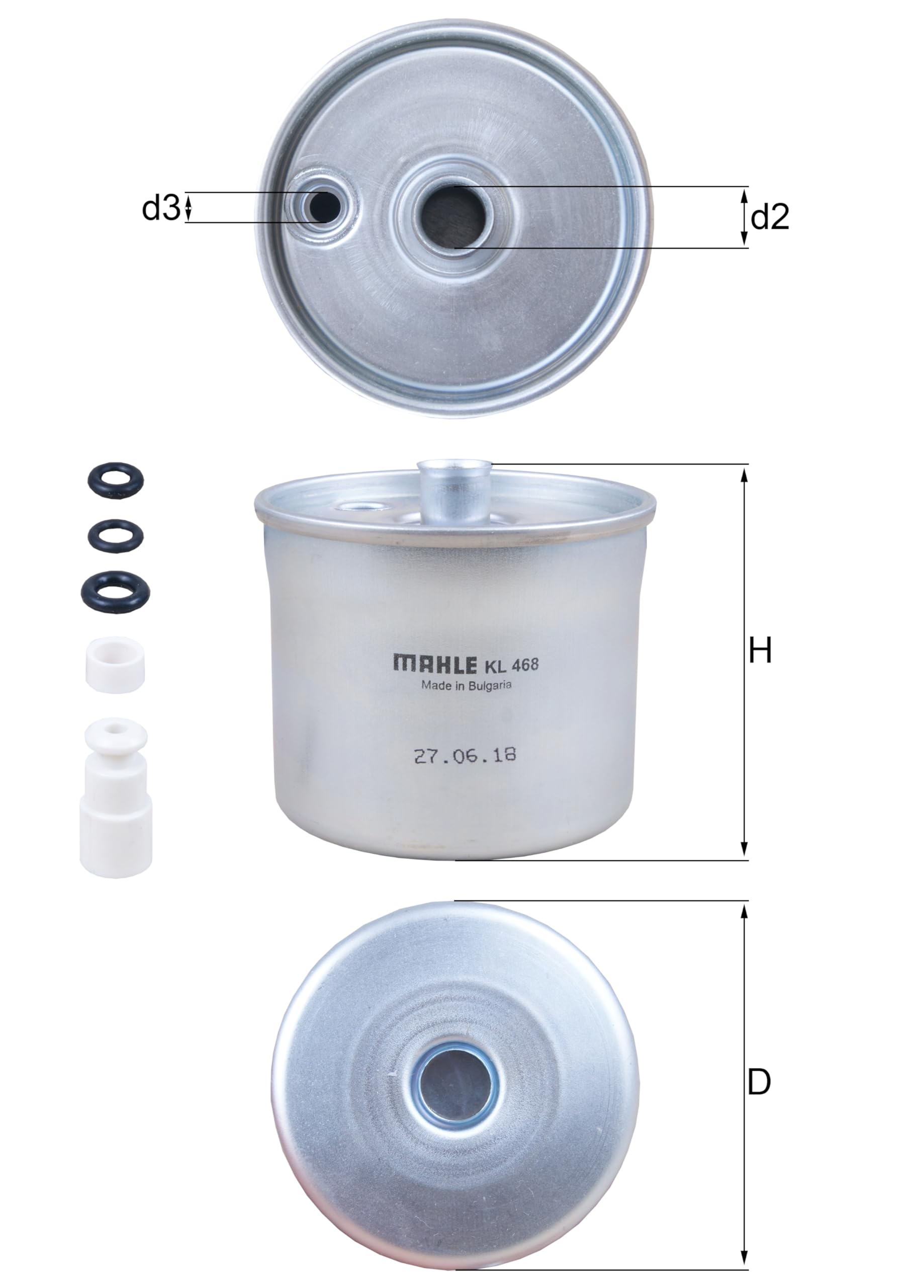 Fuel Filter MAHLE KL 468