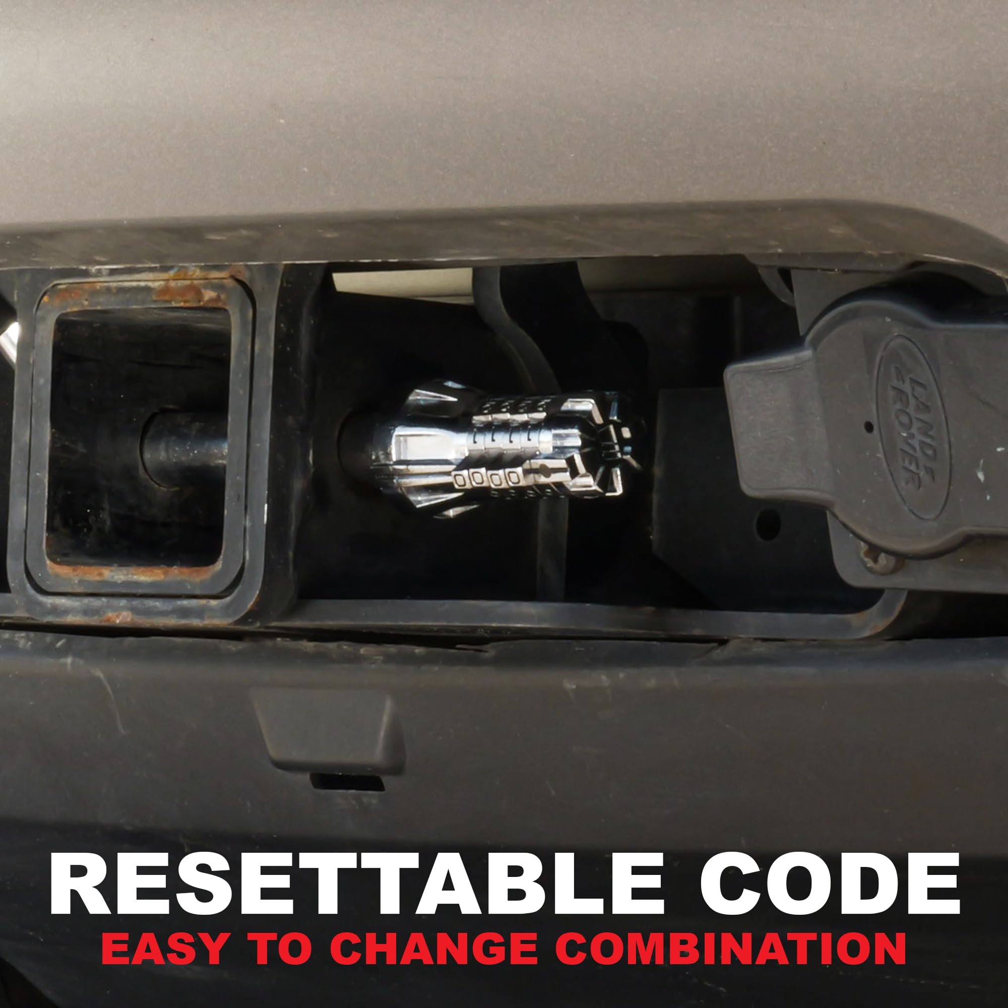Trailer Receiver Lock Trimax MAG200 - Combination Lock (Resettable) - 5/8" Pin Trailer