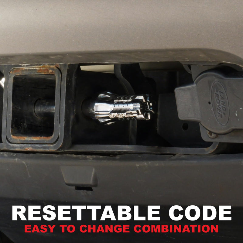 Trailer Receiver Lock Trimax MAG200 - Combination Lock (Resettable) - 5/8" Pin Trailer