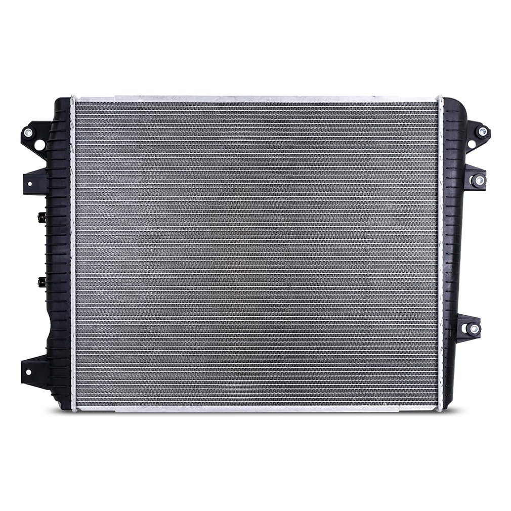 Replacement Mishimoto Radiator, Compatible with Chevrolet Silverado Duramax 6.6L, 2017-2019