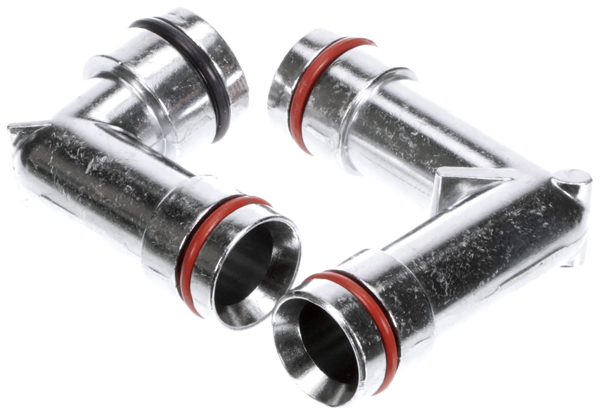 Dorman Heater Hose Fittings 47065HP With O-Rings - Aluminum Compatible with Select Models, 2 Pack (OE FIX)