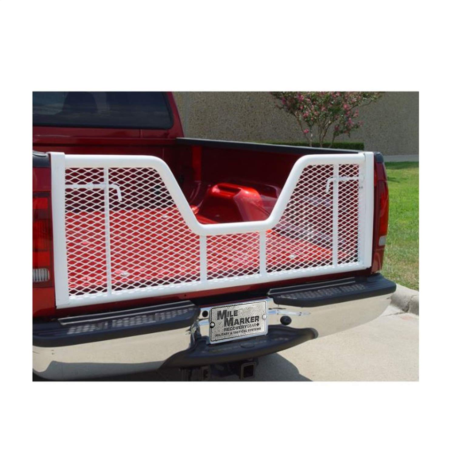 White Painted Mile Marker 6673 V-Gate Tailgate