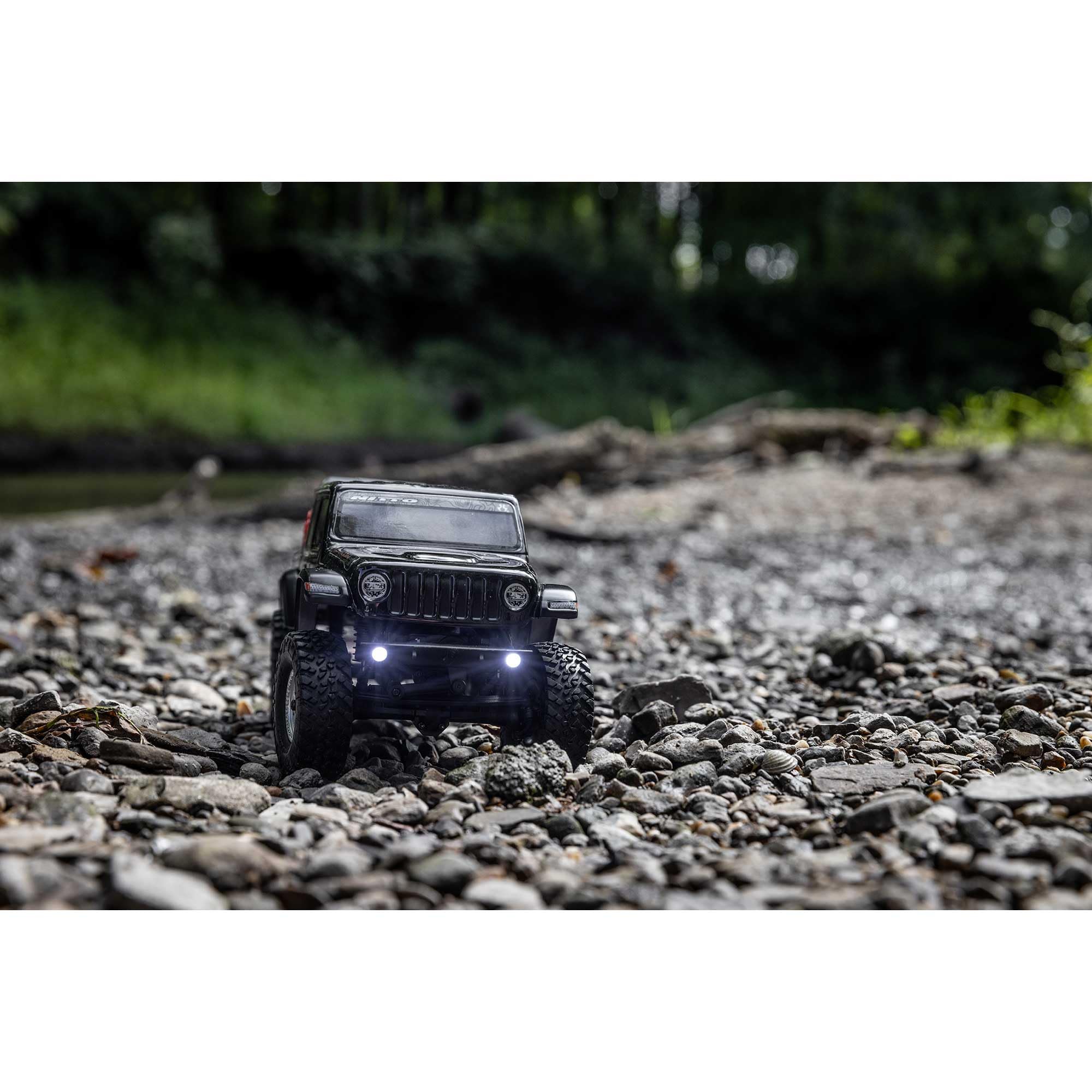 Axial SCX24 RC Truck Jeep Gladiator 4 Wheel Drive Rock Crawler Brushed RTR (Nothing Needed to Complete Ready-to-Run), Black, AXI00005V2T5, Remote Control Car, RC Car, RC Crawler