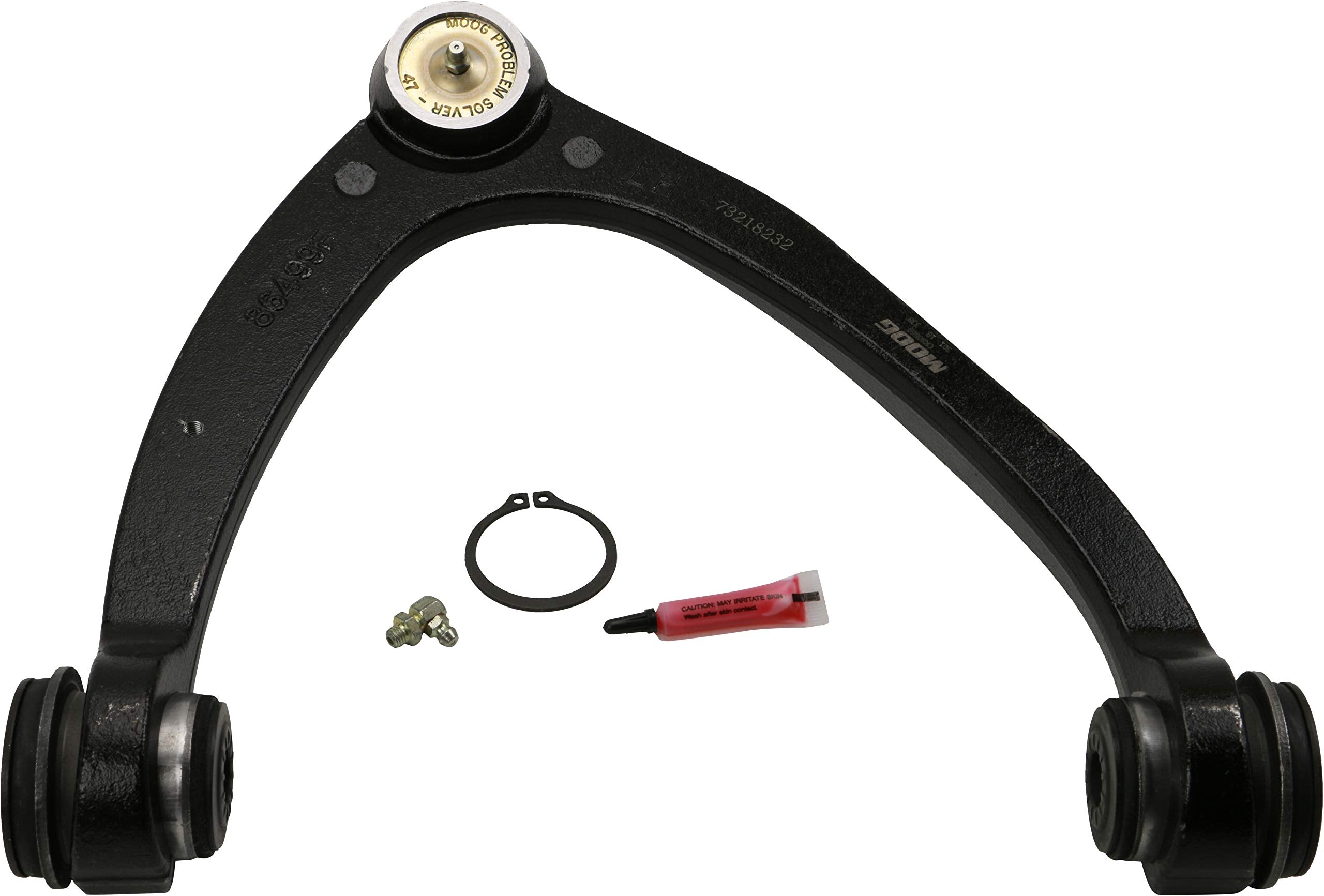 MOOG Front Left Upper Suspension Control Arm and Ball Joint Assembly CK80669 for Chevrolet Silverado 1500