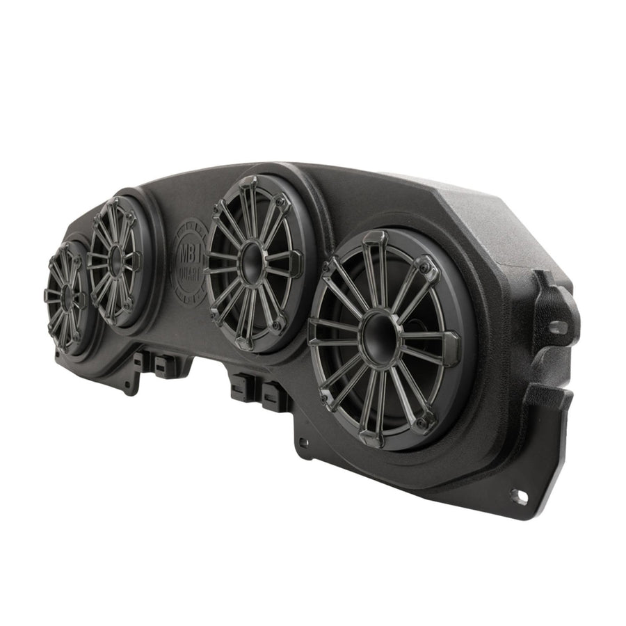 MB Quart Jeep Wrangler JL/Gladiator JT MBQJ-48HRGB Rear Soundbar with 8-Inch Compression Horn Speakers, Titanium Tweeters, RGB Light, Car Stereo Kit