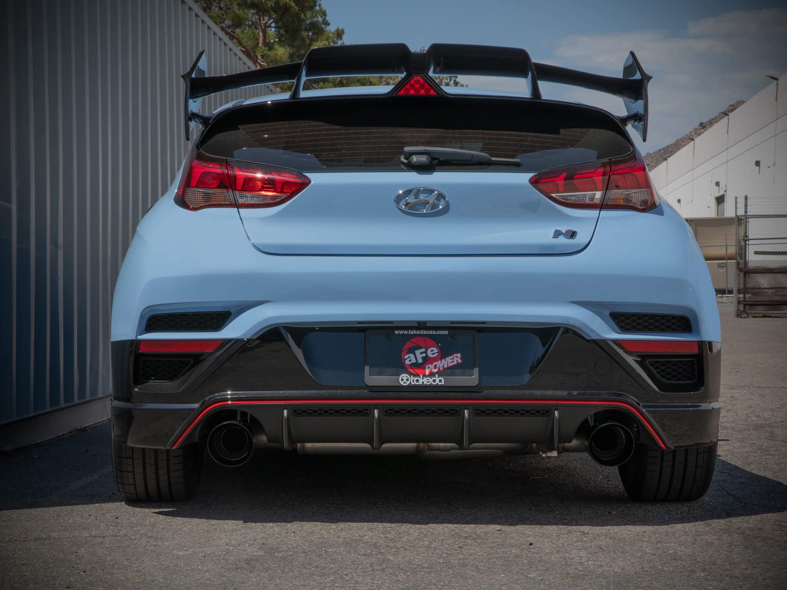 aFe Power 3 IN Takeda Stainless Steel Cat-Back Exhaust w/Black Tips Fit Hyundai Veloster N 21-22 L4-2.0L (t) 49-37030-B