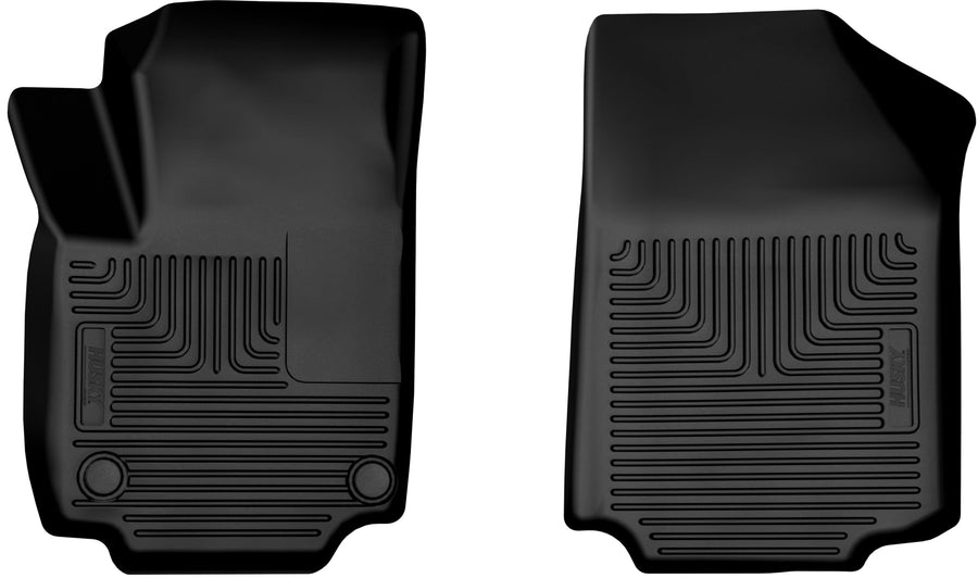 Weatherbeater Husky Liners Floor Mats | Fits 2025-2026 Chevrolet Equinox & 2025 GMC Terrain | Front Row - Black, 2-pc | 15551