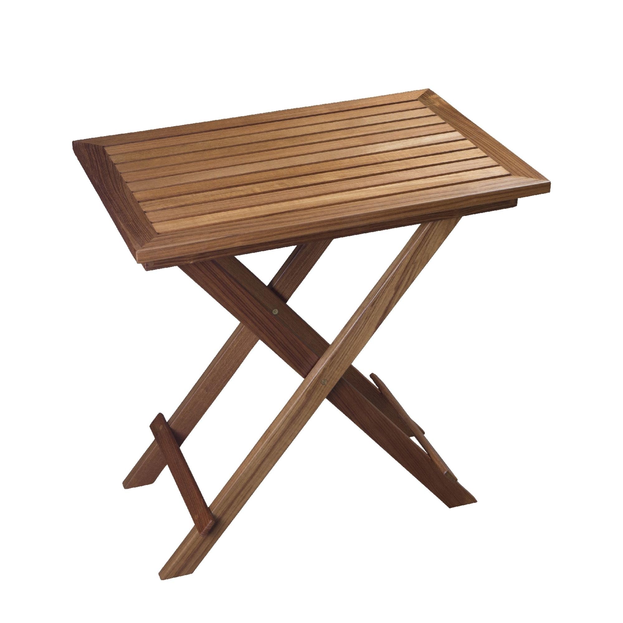 Teak Whitecap 63058 Folding Slat Table