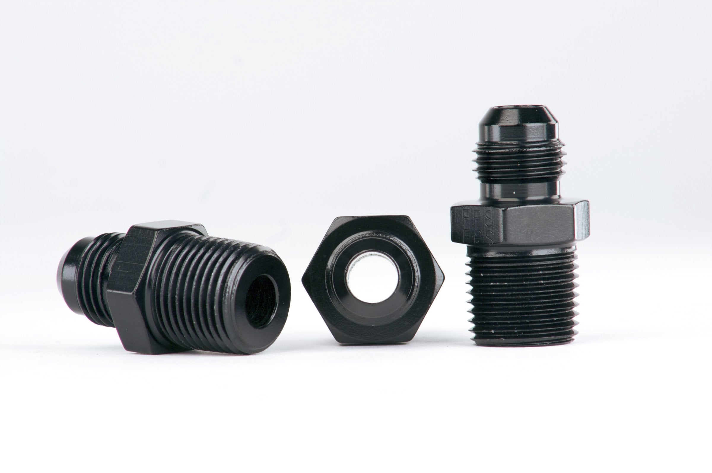 Carb. Regulator Aeromotive 15204 13205 Fitting Kit (Includes (3) 3/8" NPT to AN-06 fittings)