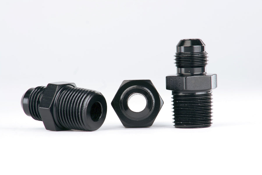 Carb. Regulator Aeromotive 15204 13205 Fitting Kit (Includes (3) 3/8" NPT to AN-06 fittings)