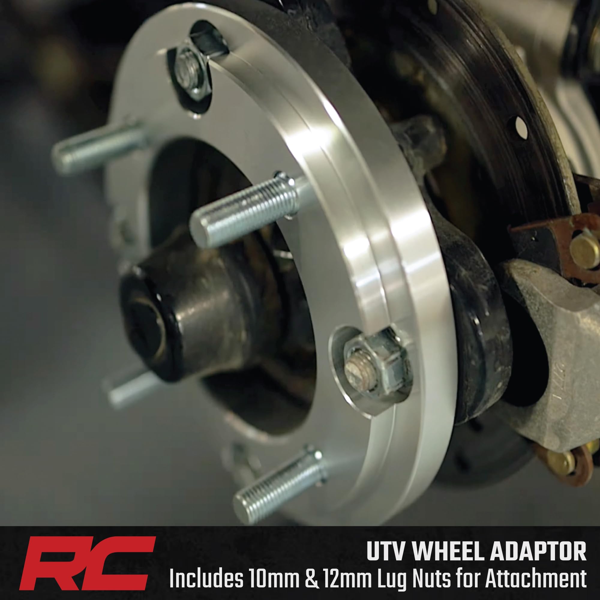 4x156mm Rough Country to 4x136/137mm Wheel Adapters for Polaris UTV's -10097