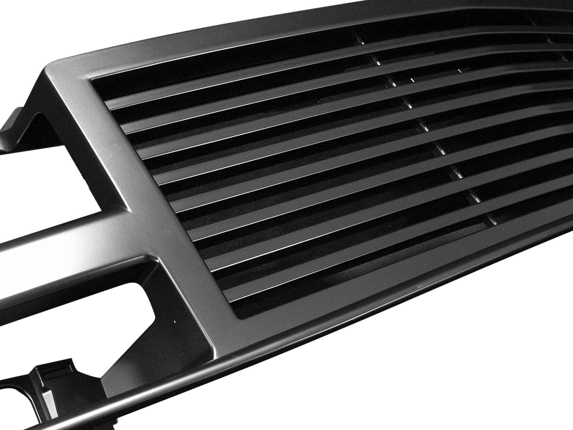 7147003 Armordillo USA Horizontal Front Hood Grille - Gloss Black Fits 1998-2004 Chevy Blazer