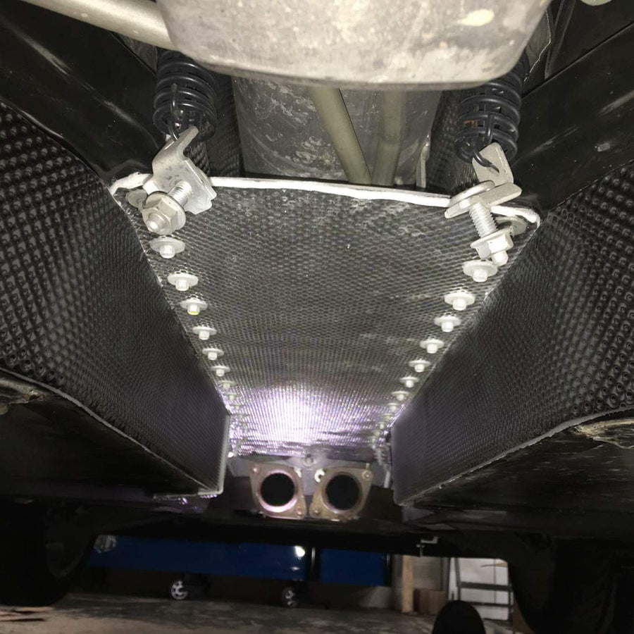 Corvette C5 Transmission Tunnel Plate & Side Thermal Shield Complete Kit Design Engineering 050530