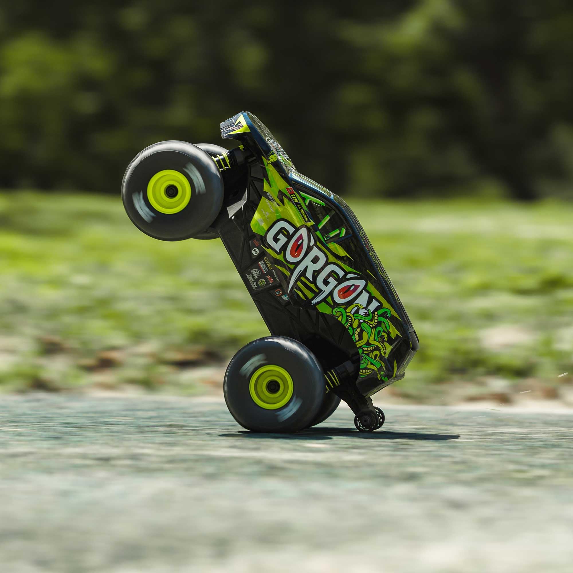 ARRMA 1/16 Gorgon GROM RC Truck 4X4 RTR Brushed Monster Truck (Battery & Charger Included), Yellow, ARA2130T1