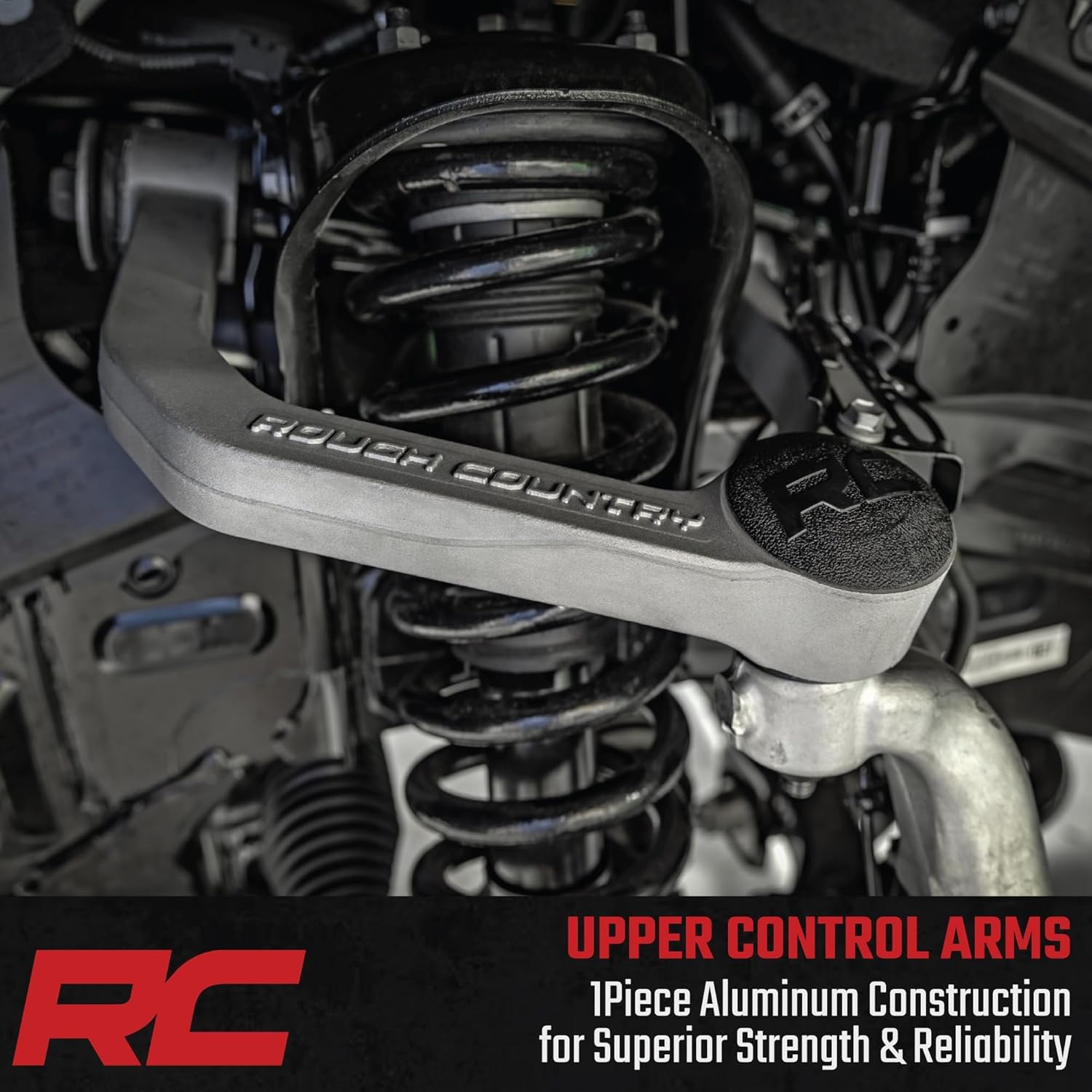 Rough Country Upper Forged Control Arms for 2021-2024 Ford F-150 4WD - 41400