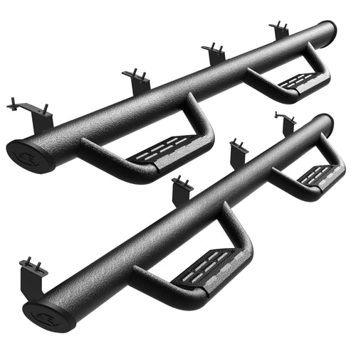 Tyger Auto Running Boards Tyger Access Compatible with 2007-2021 Toyota Tundra | CrewMax | TG-AS2T24033 | Textured Black Drop Step Rail